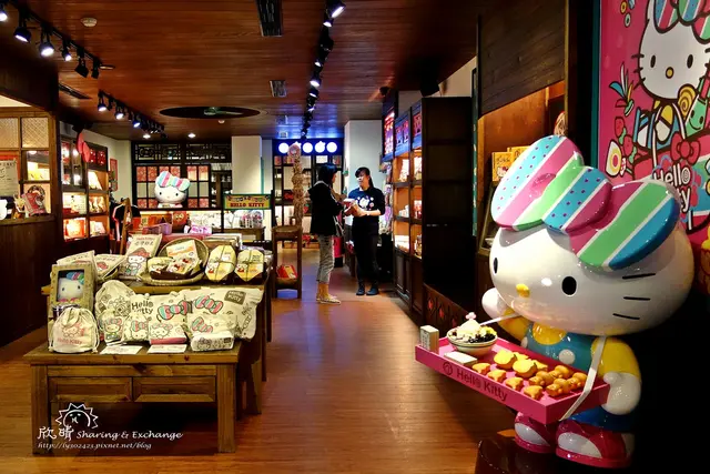 伴手礼店面 红樱花hello kitty 台湾伴手礼 怀旧风格遇上凯蒂猫 平价